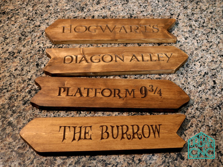 Custom Wood Direction Signs